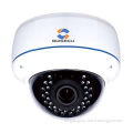 IP Security Network Dome Camera, 1.3 Megapixel Waterproof and Vandal-proof IK10